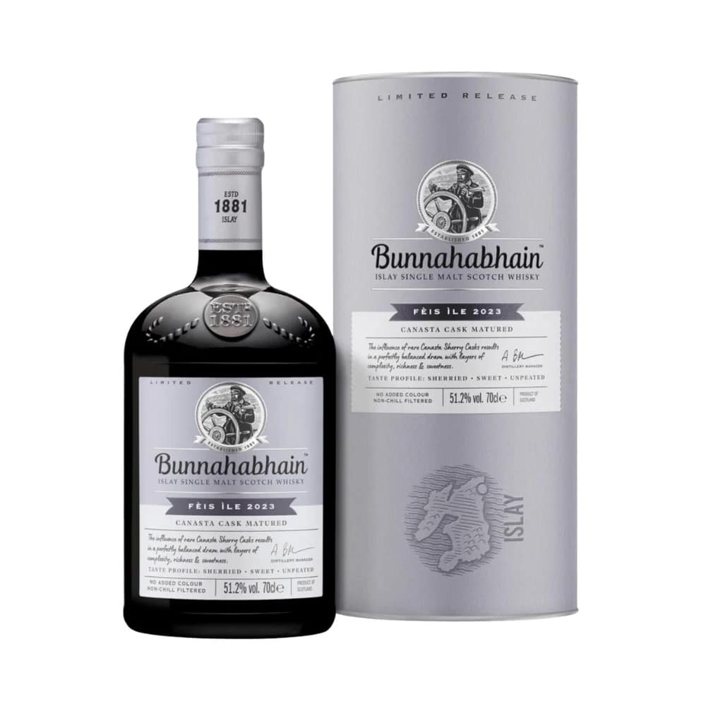 Bunnahabhain 2023 Fèis Ìle Limited Edition– Canasta Cask Matured