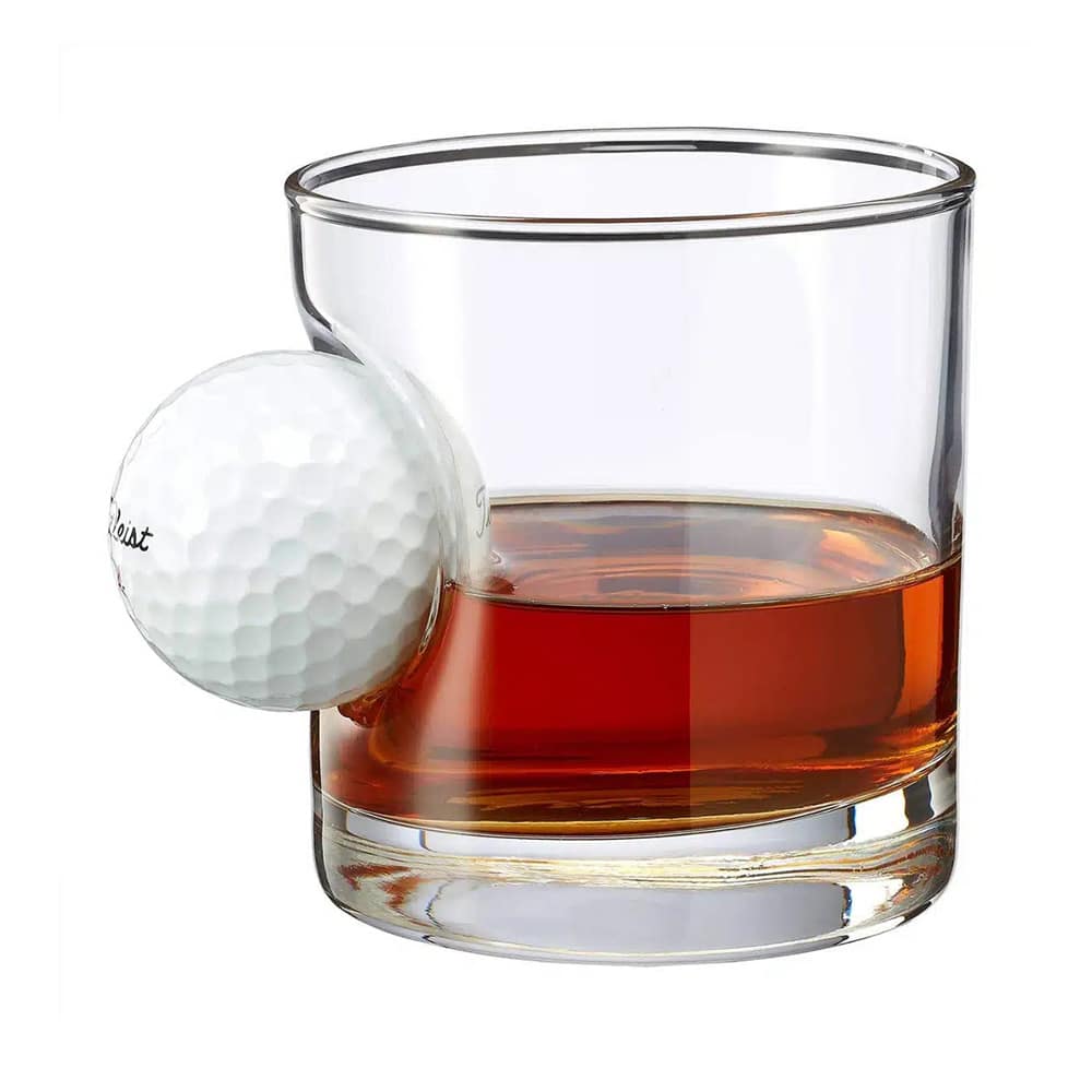 BenShot Golf Ball Glasses (Rocks Glass 11oz)