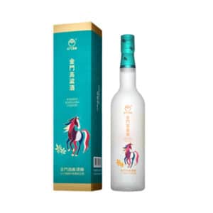 金門酒廠 建廠74週年 馬騰富貴(磨砂瓶)