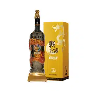 戰酒黑金龍 金箔酒 3.6L-琥珀蟠龍
