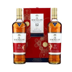 麥卡倫12年雪莉雙桶 2020鼠年紀念版禮盒(雙入)