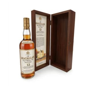 麥卡倫12年雪莉桶(莊園舊版草寫-木盒版)