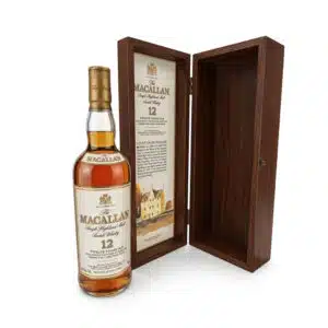 麥卡倫12年雪莉桶(莊園舊版草寫-木盒版)